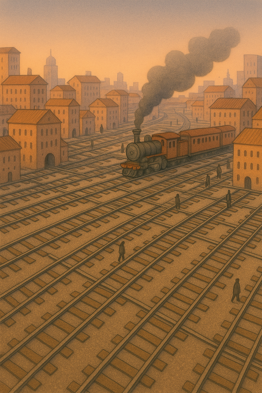 sleepers, surreal sleepers everywhere in the city